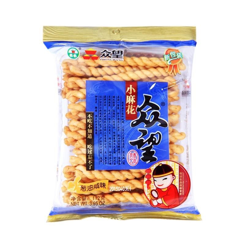 众望葱油小麻花130g